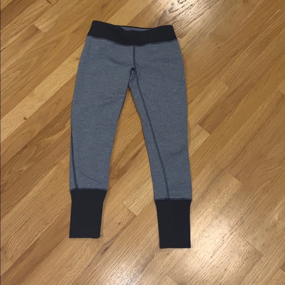 legging with almost a sweat pant like texture